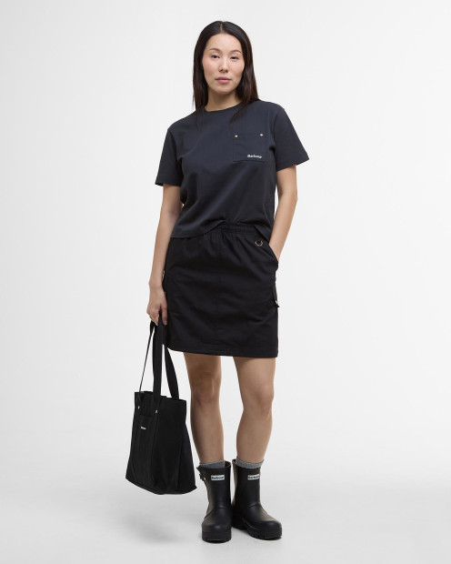 Farne Cargo Mini Skirt Classic Black