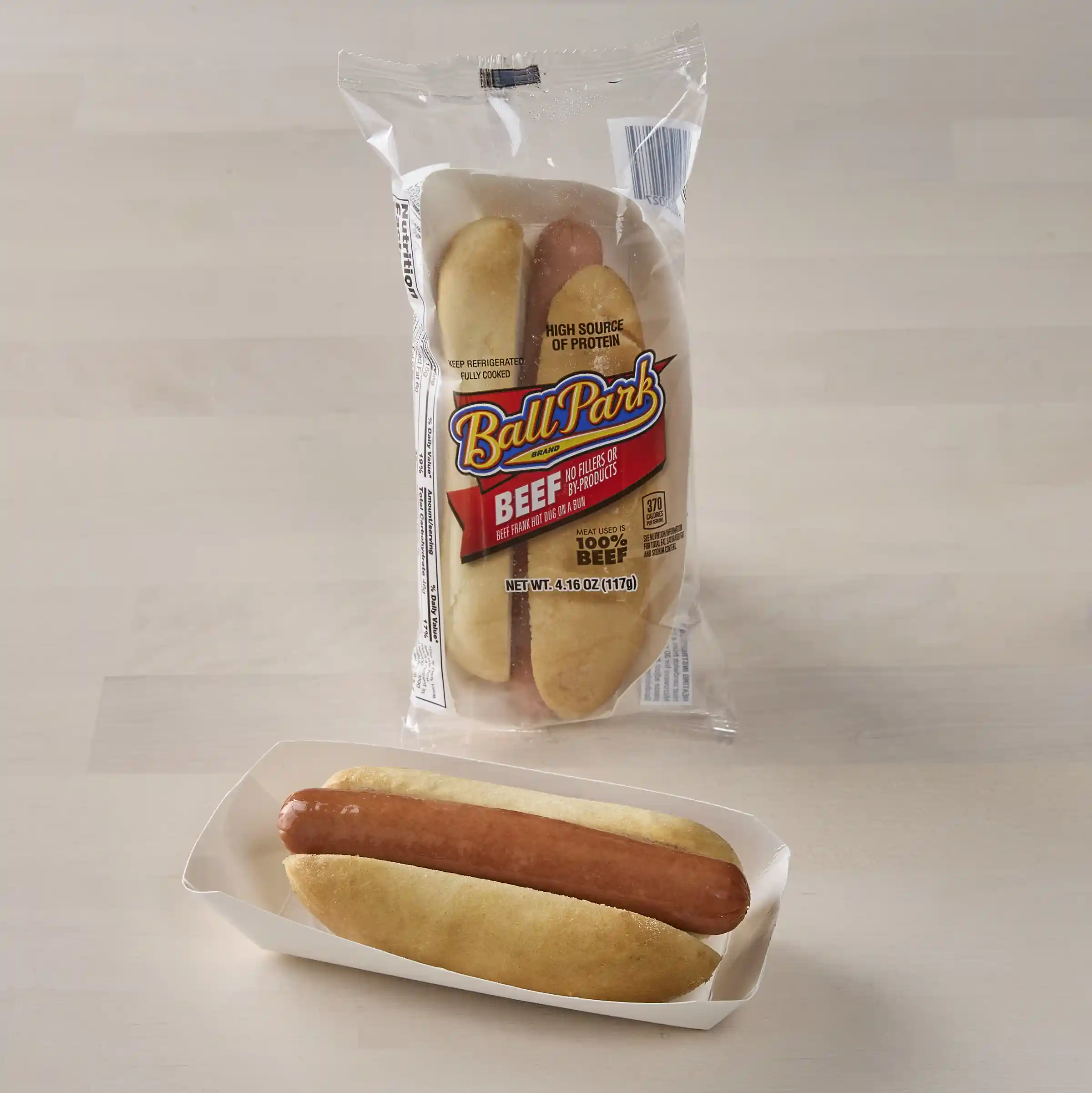 Ball Park® Beef Frank Hot Dog on a Bun_image_1