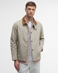 Peached Tracker Casual Jacket Washed Stone