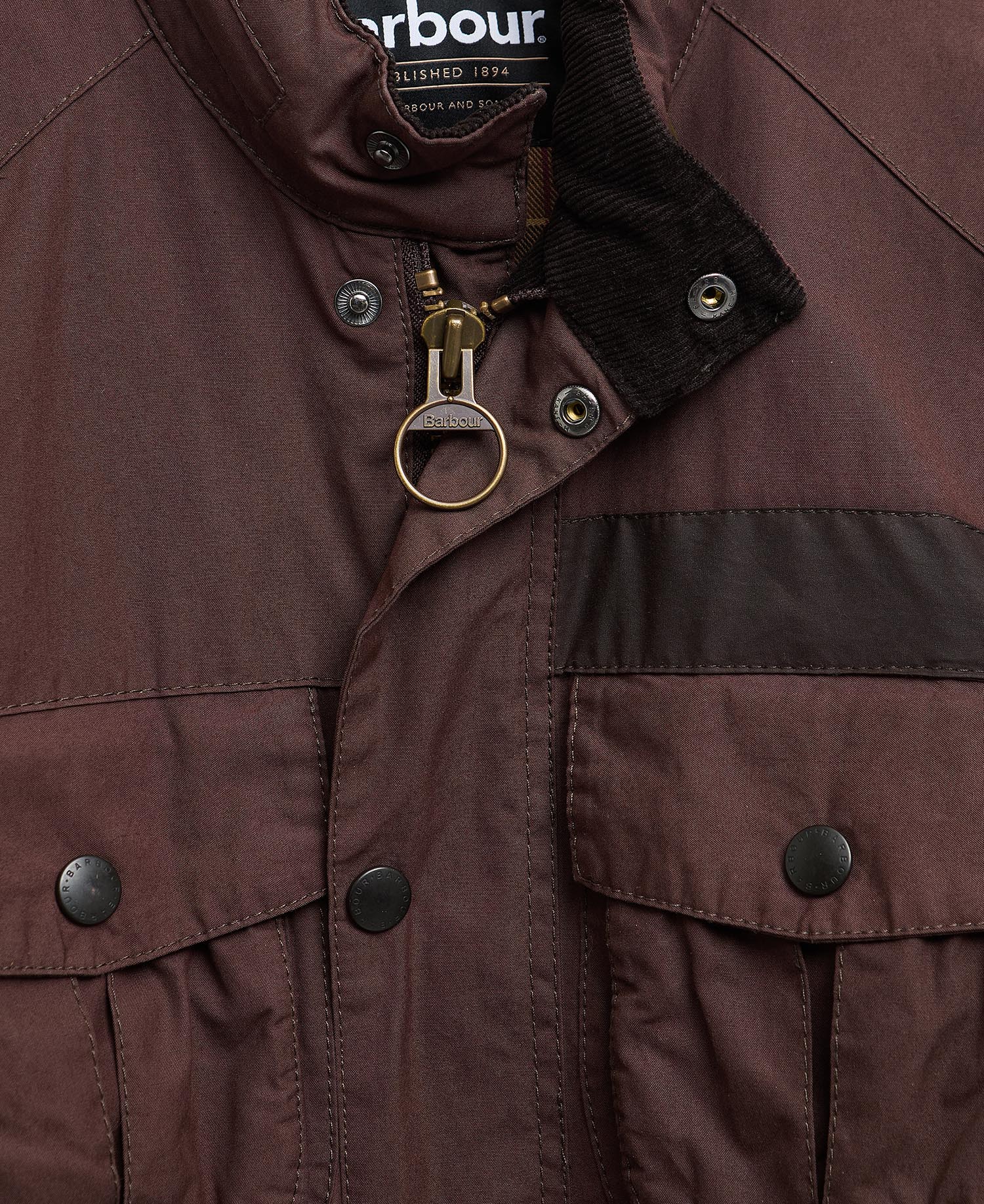Barbour Re-Loved Corbridge Waxed Jacket - Size M image number 3