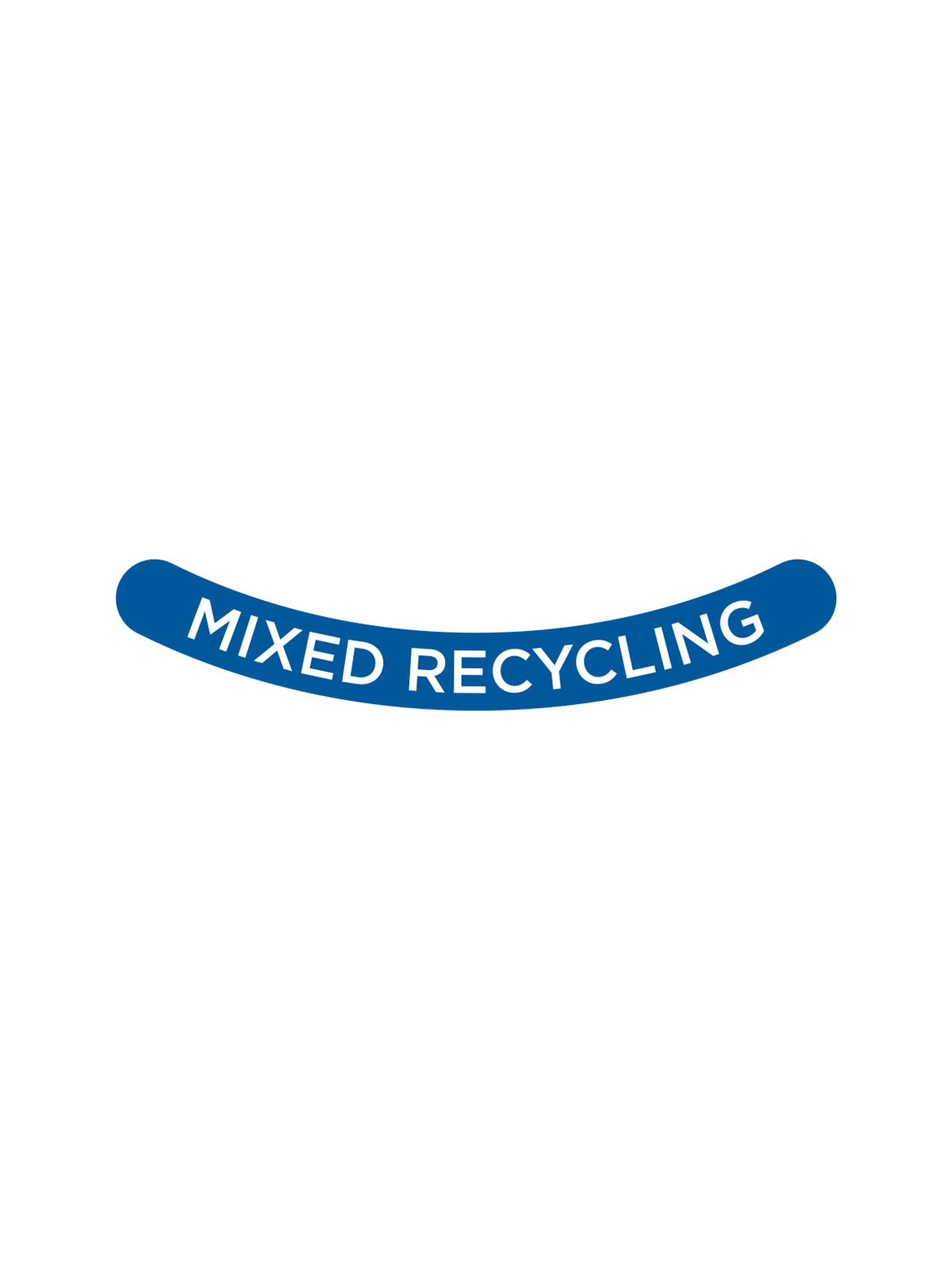 ASCEND – Label – Mixed Recycling – Blue-White