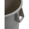 Carlisle, Bronco, Waste Container, 55 gal, Plastic, Gray, Round, Receptacle