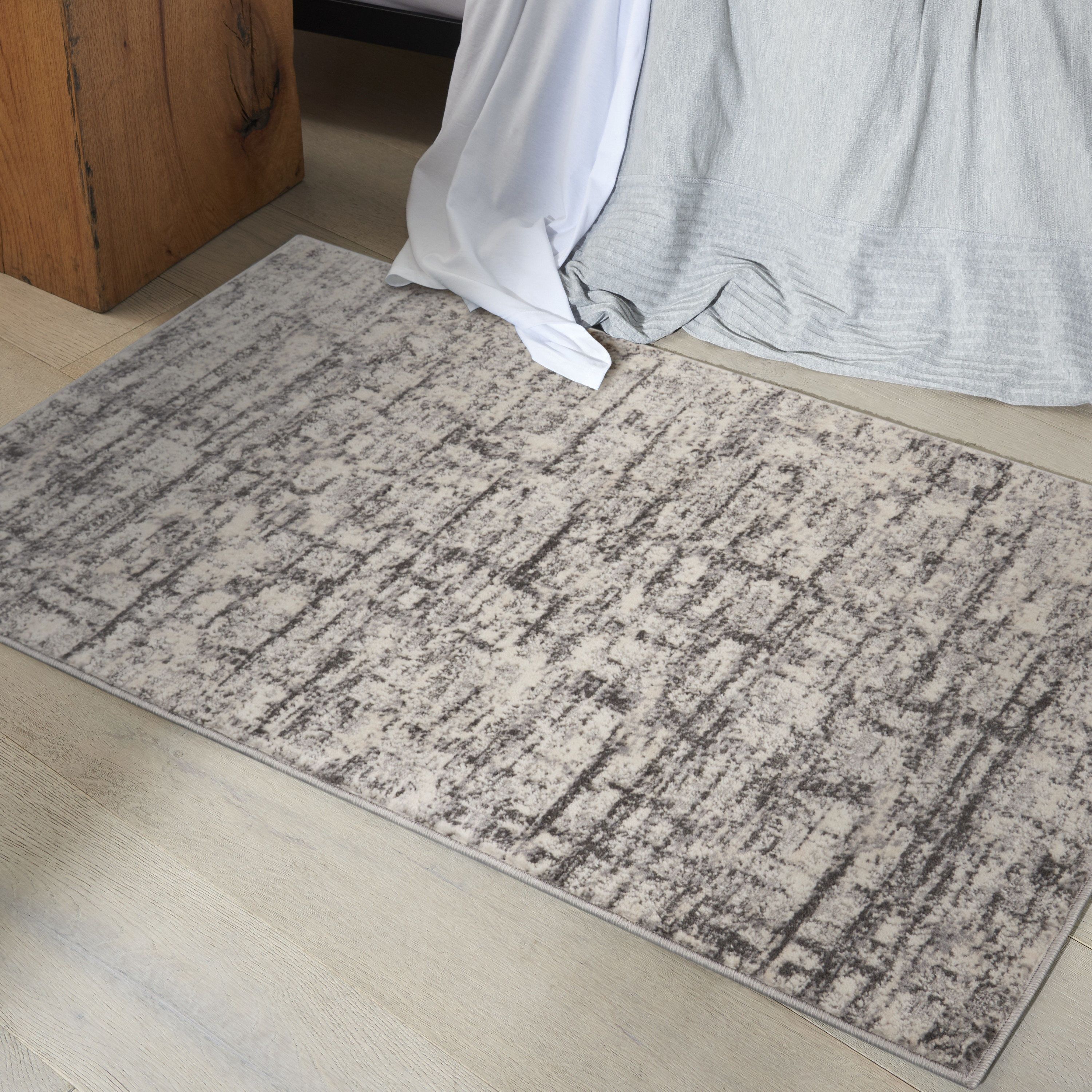 Calvin Klein CK950 Rush 3'2" x 5' Ivory Grey Modern Indoor Rug