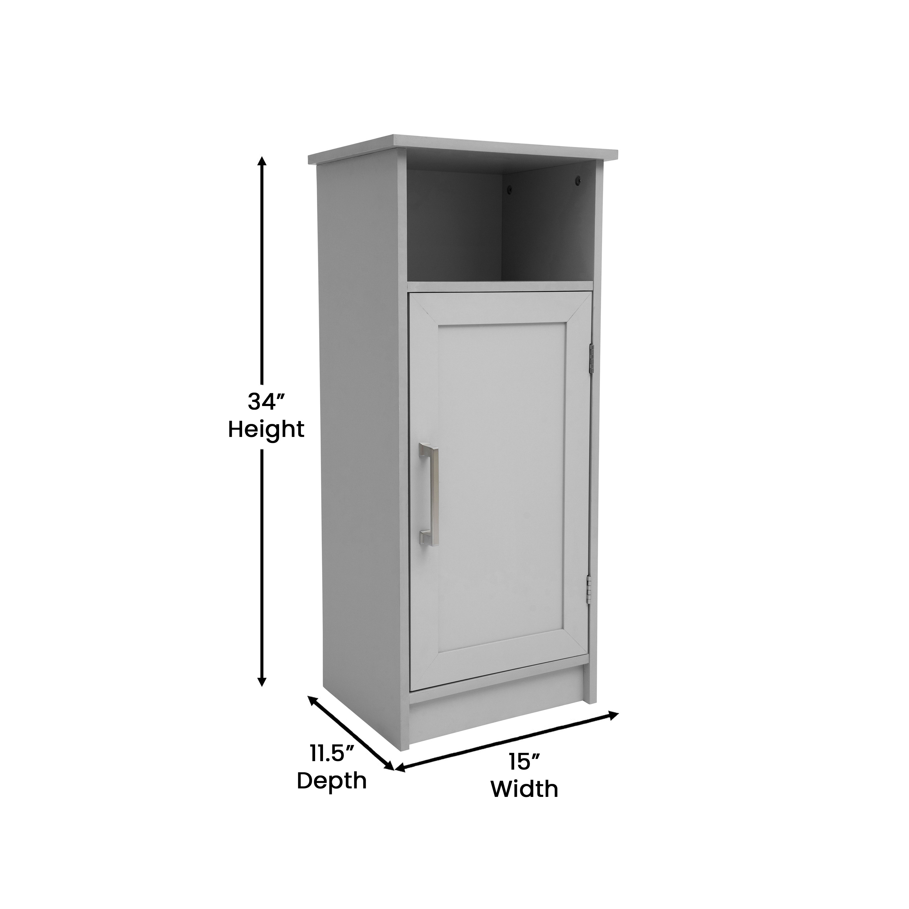 Vesta Organizador de Armario de Almacenamiento de Baño con Estante Ajustable en el Armario, Ma... - Imagen 16 de 21