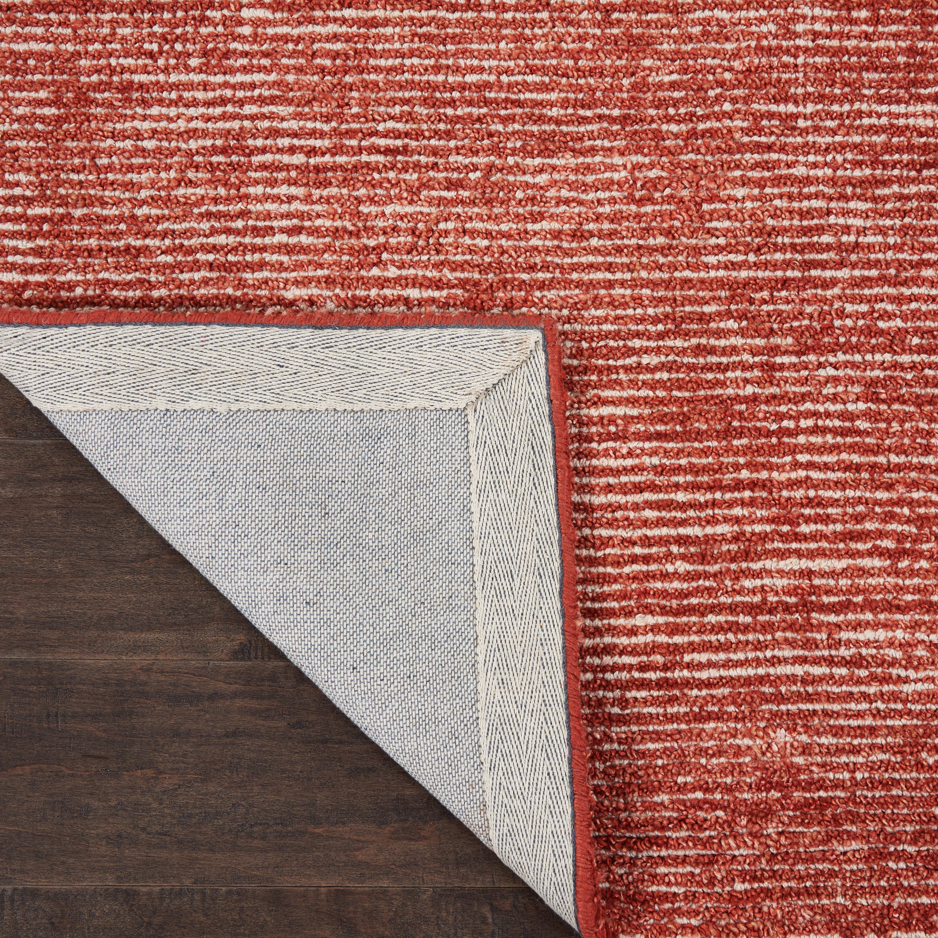 Nourison Weston 3'9" x 5'9" Brick Modern Indoor Rug