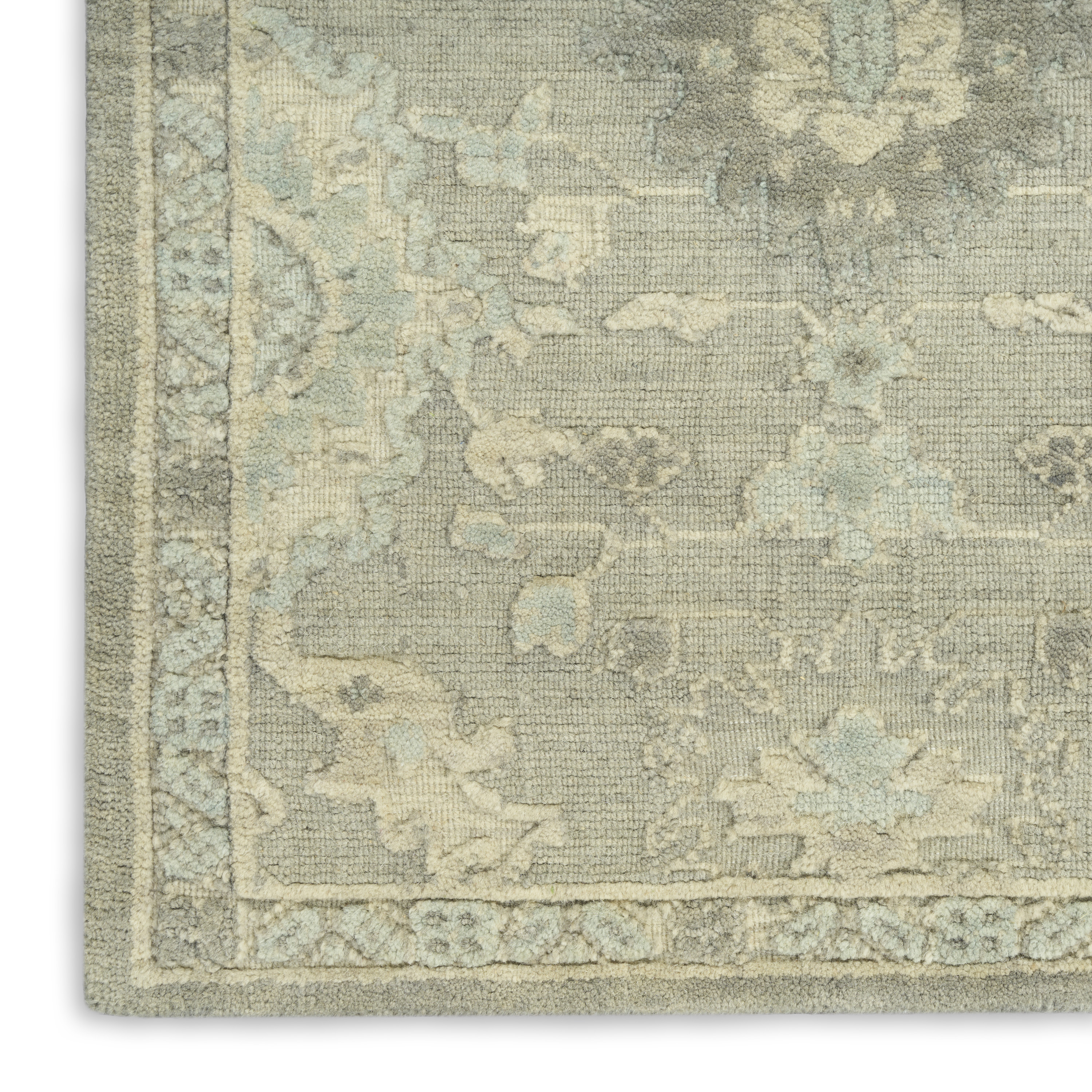 Nourison Ravello 7'9" x 9'9" Grey Blue Vintage Indoor Rug