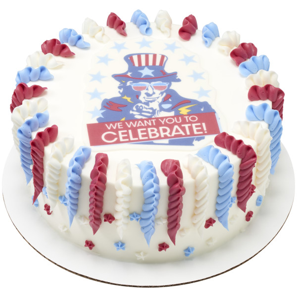 Party in the USA Medallions Made Simply™ SugarStyle® Edible Decorations