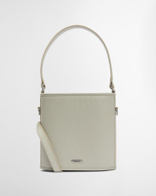 Laire Leather Bucket Bag Light Sand