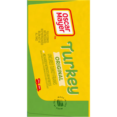 Oscar Mayer Turkey Uncured Franks 46% Less Fat, 30 ct Box
