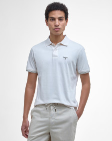 Austwick Tipped Polo Shirt Whisper White