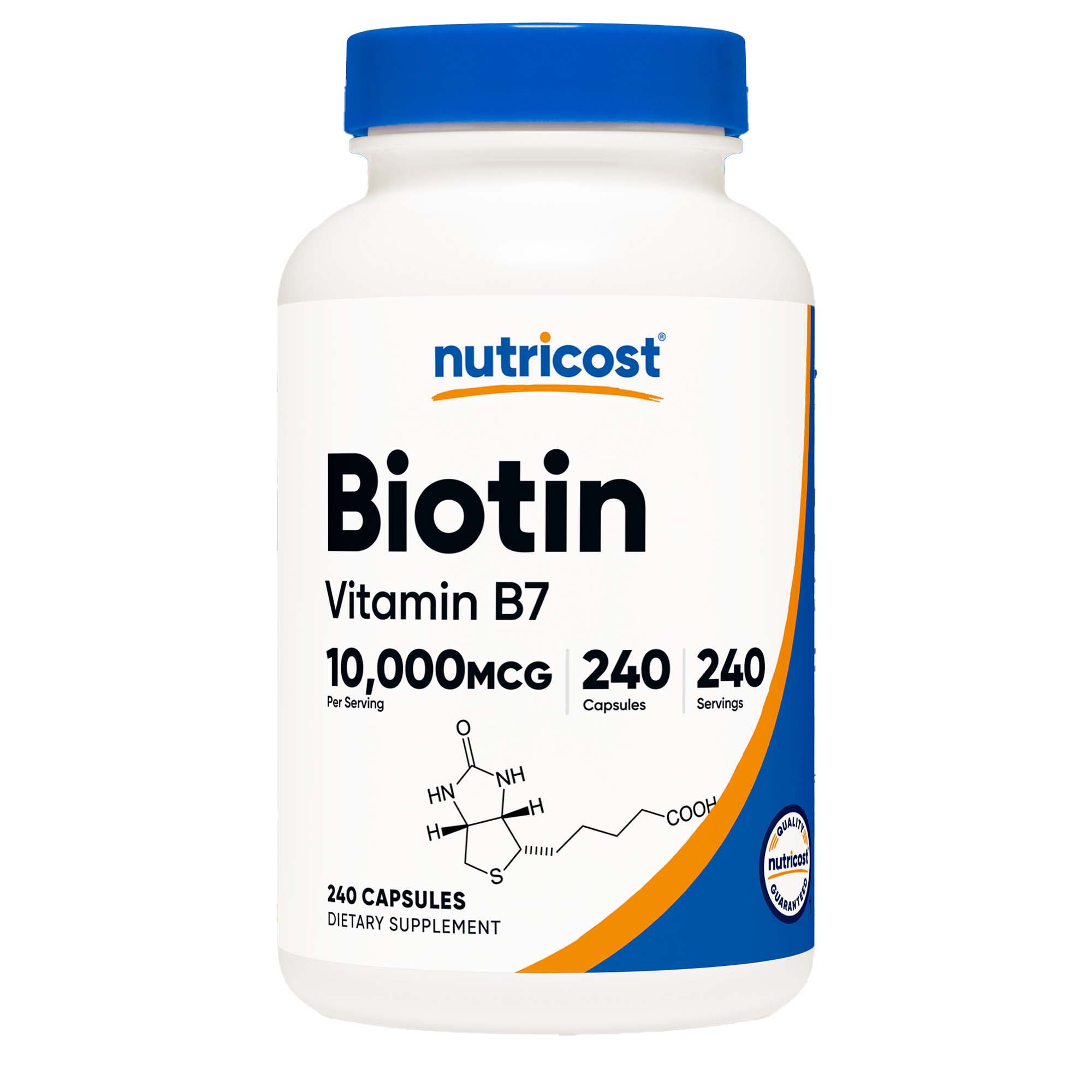 Nutricost VITAMIN, CAP BIOTIN 10MG (240/BT 12BT/CS)