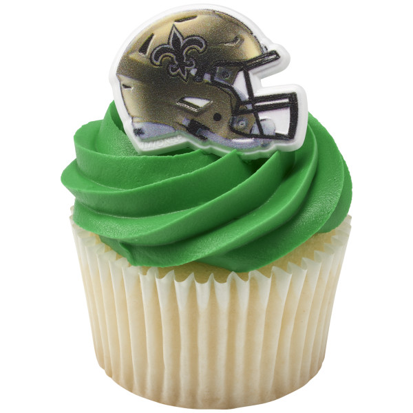 NFL Team Helmet Cupcake Rings