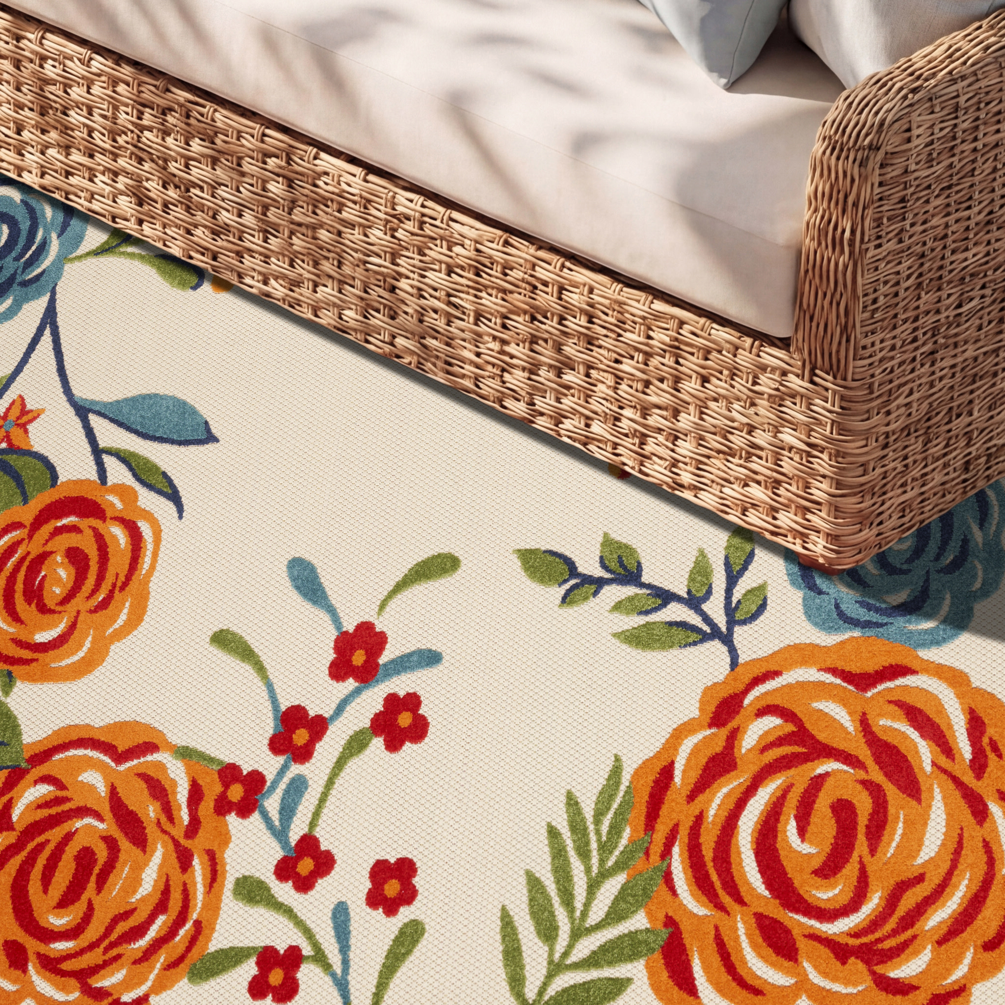 Nourison Aloha 6' x 9' Multicolor Contemporary Rug