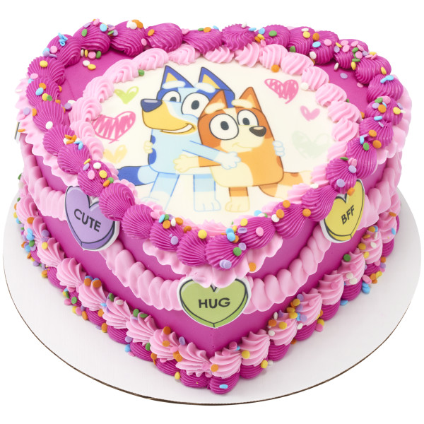 Candy Hearts Cupcake Rings