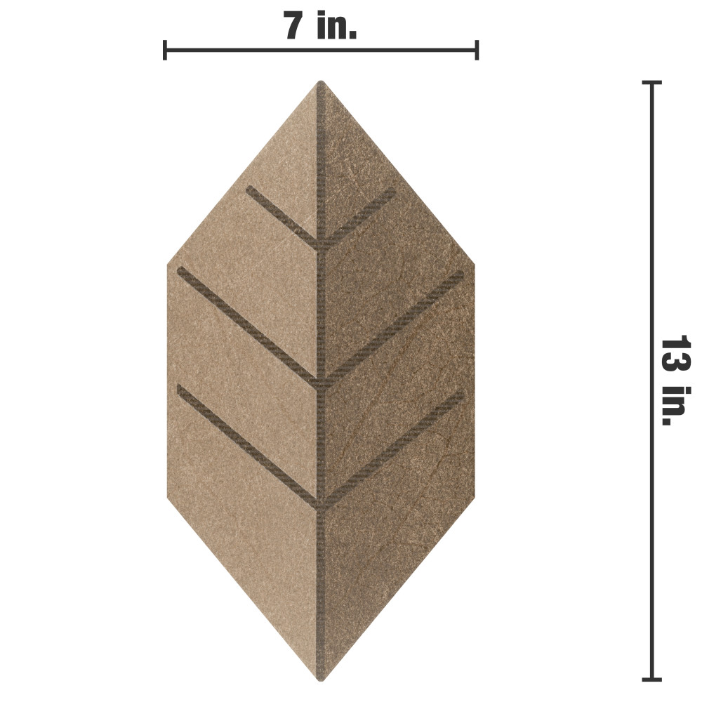 Foresta Kayak Mix 6-1/2 in. x 12-1/2 in. Porcelain Floor and Wall Tile