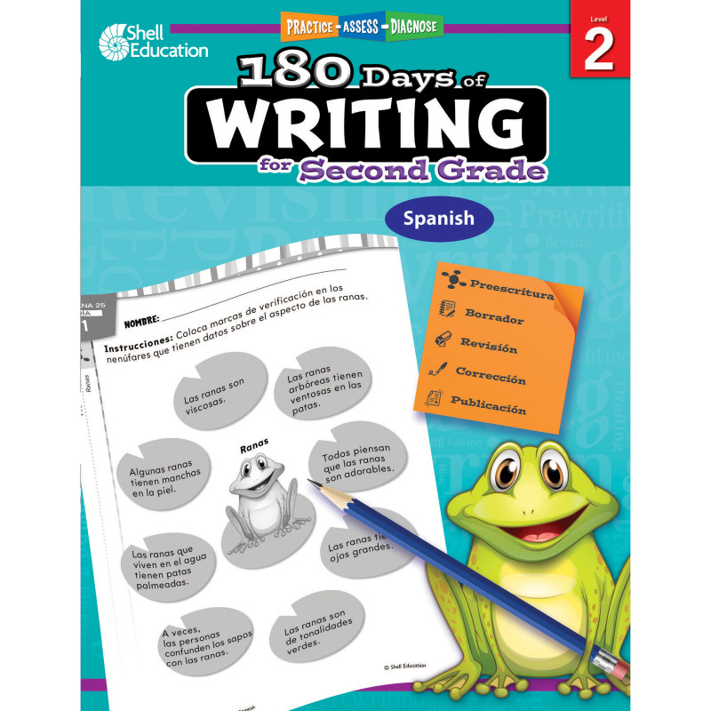 180 Days of Writing for Second Grade (Spanish)