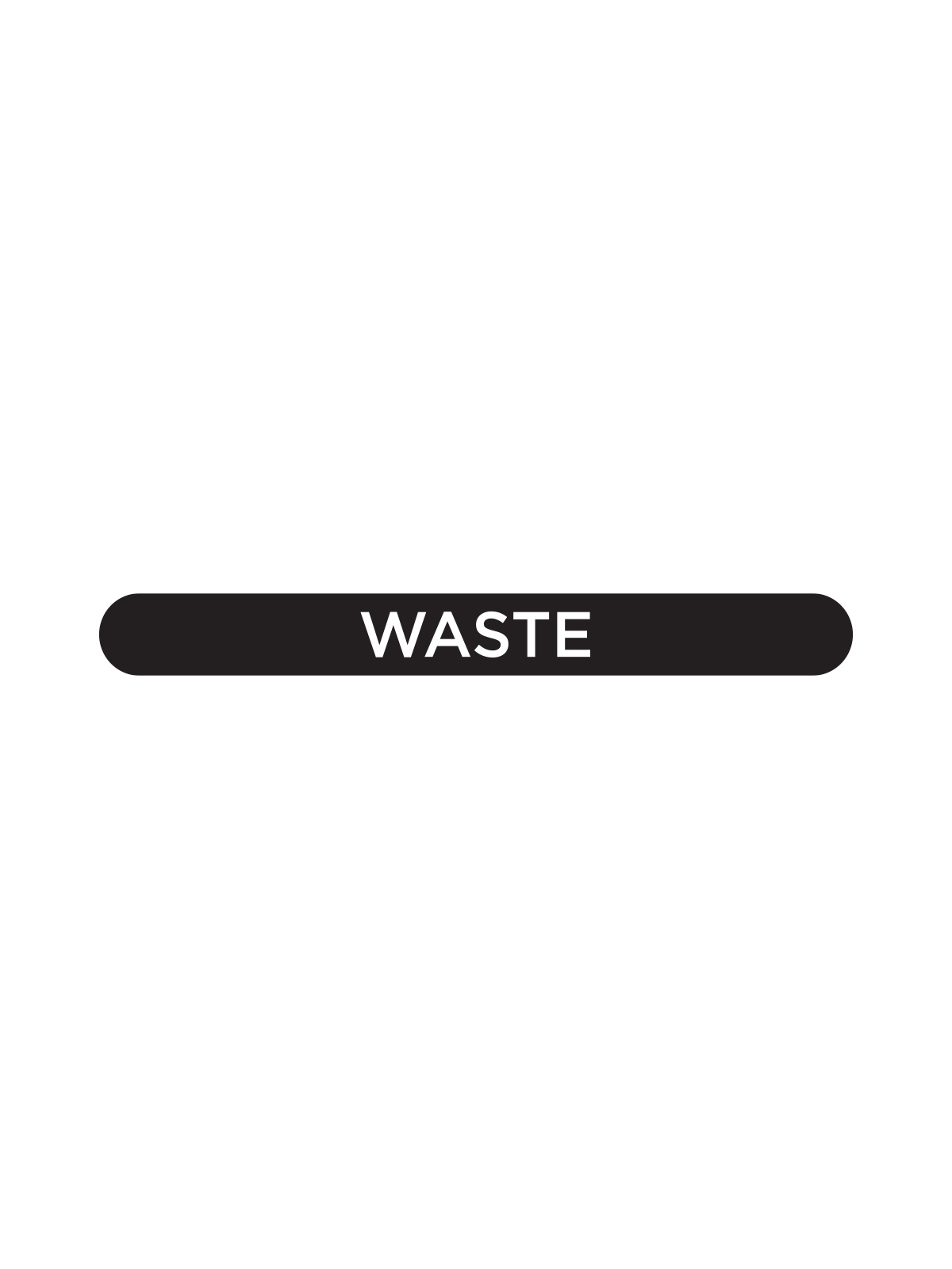 ASCEND – Label – Waste – Black-White