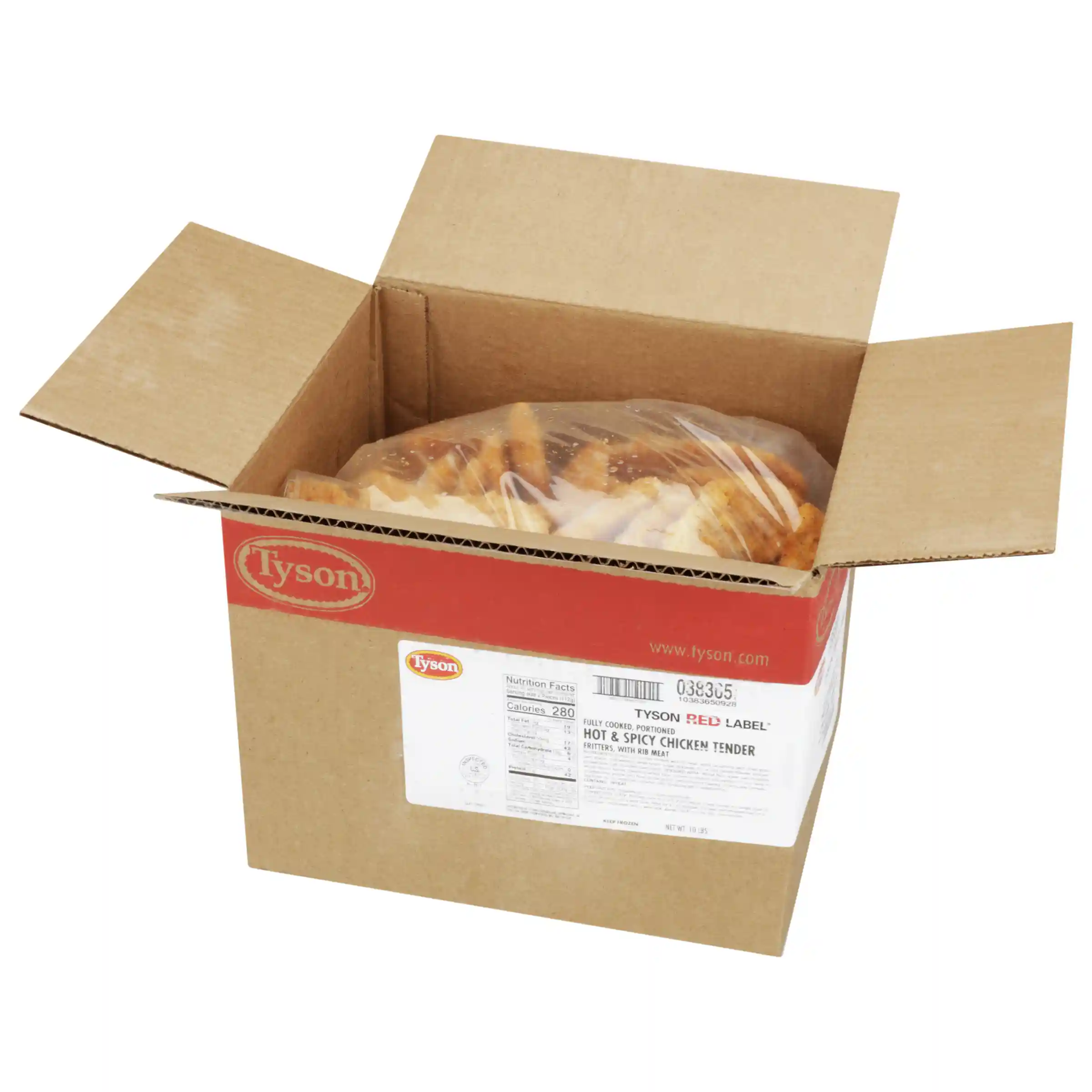 Tyson Red Label® Fully Cooked Hot & Spicy Select Cut Chicken Tender Fritters _image_4