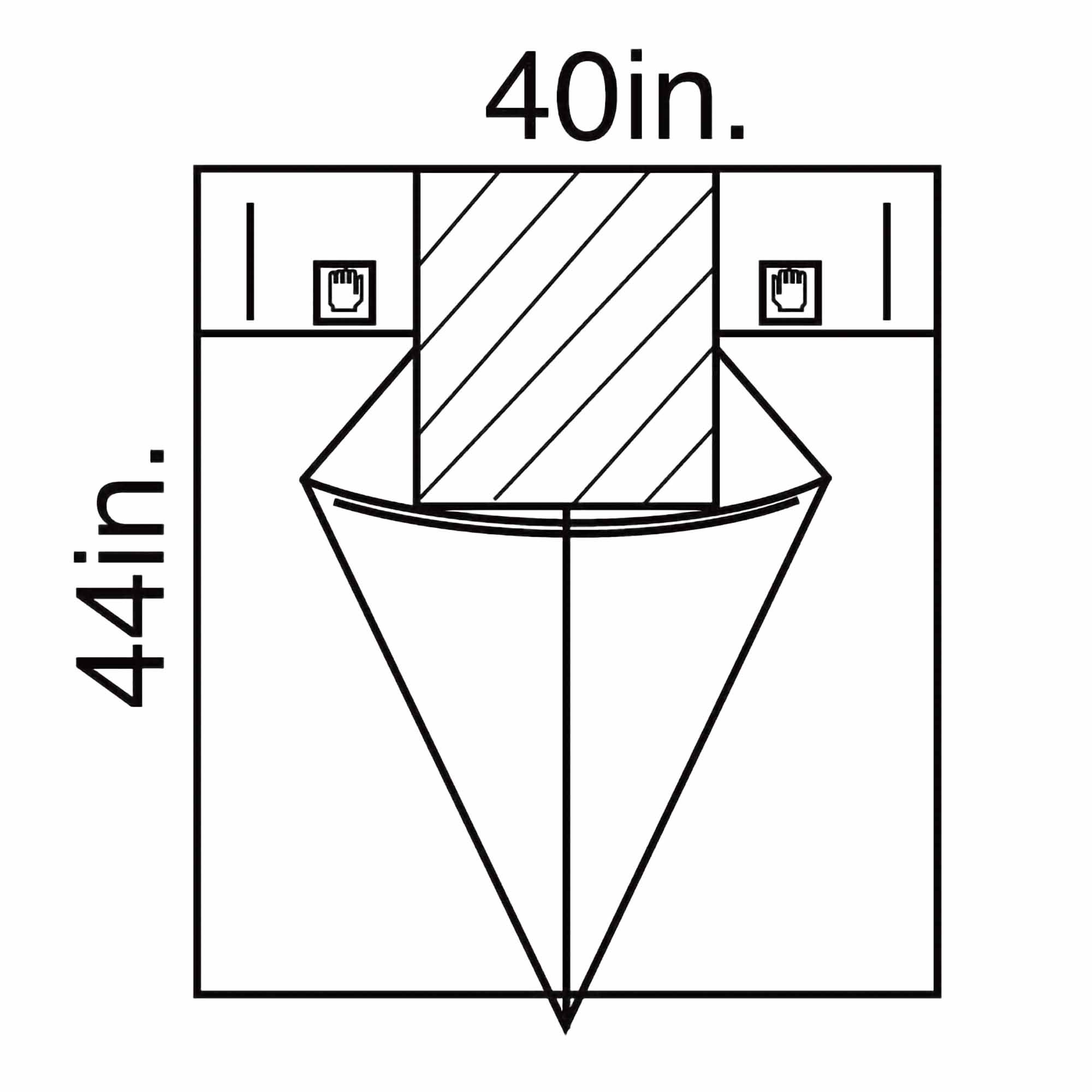 Halyard Sterile Under Buttocks Drape, 40 x 44 Inch