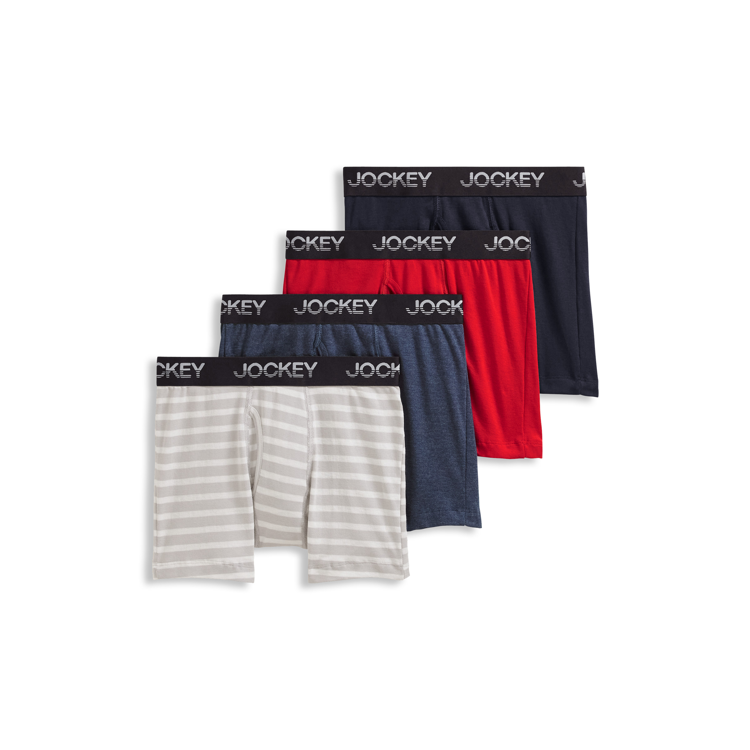 Jockey Boys' Cotton Blend Boxer Brief - 4 Pack - Picture 4 of 7