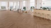 Slash Dark Brown 8x48 Arch and Natural 8x48 3D Plank
