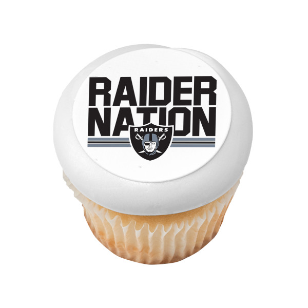 NFL Las Vegas Raiders Raider Nation PhotoCake® Edible Image®
