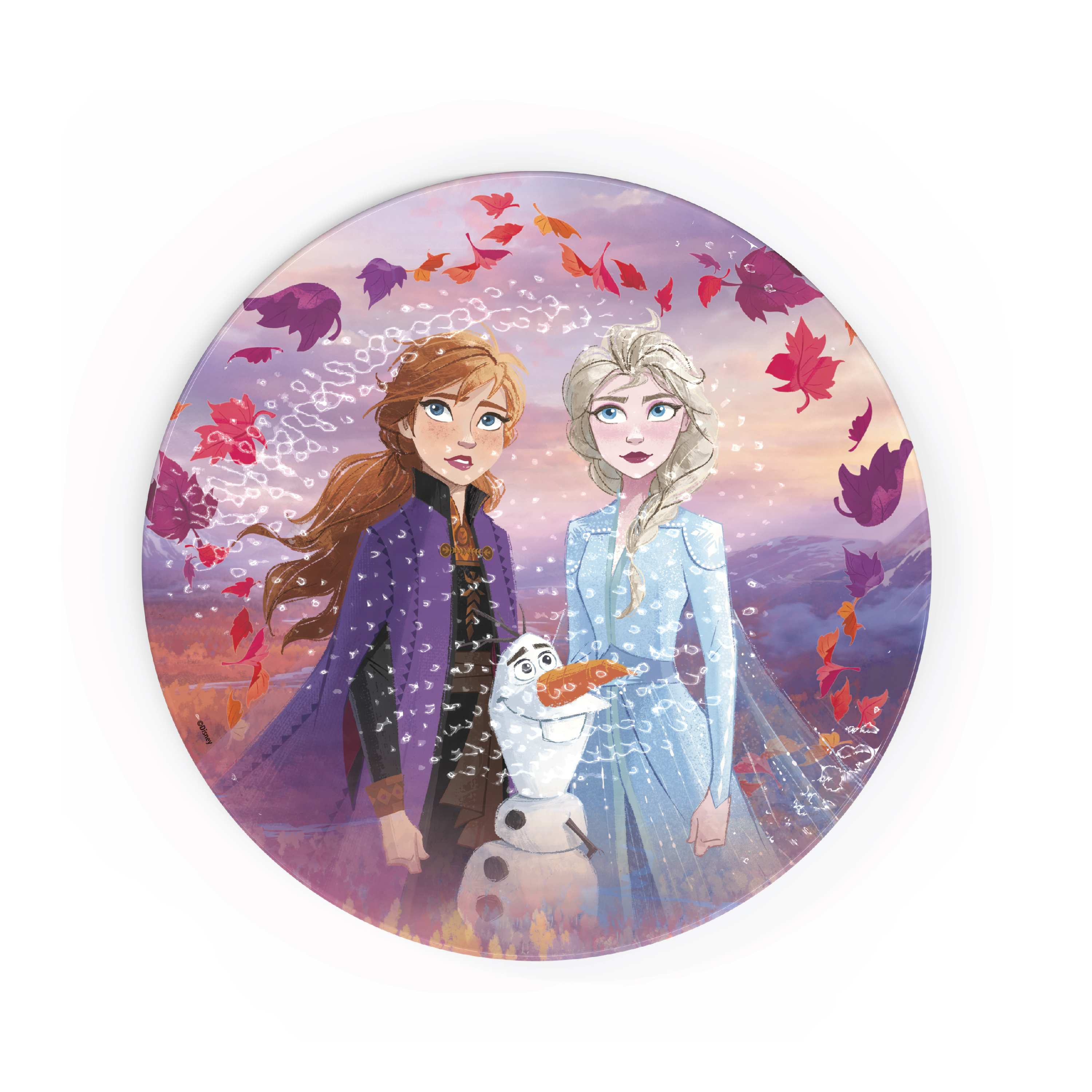 Disney Frozen 2 Movie Kids Plate and Bowl Set, Anna, Elsa & Olaf, 4-piece set slideshow image 4