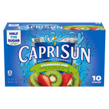 Capri Sun® Strawberry Kiwi Flavored Juice Drink Blend, 10 ct Box, 6 fl oz Pouches