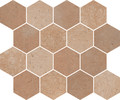 Tuscany Beige 10×12 Hexagon Mosaic Matte