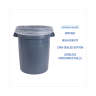 Boardwalk,  HDPE Liner, 33 gal Capacity, 33 in Wide, 40 in High, 16 Microns Thick, Natural