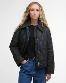 Giacca trapuntata Bernadette Black/Onyx Tartan