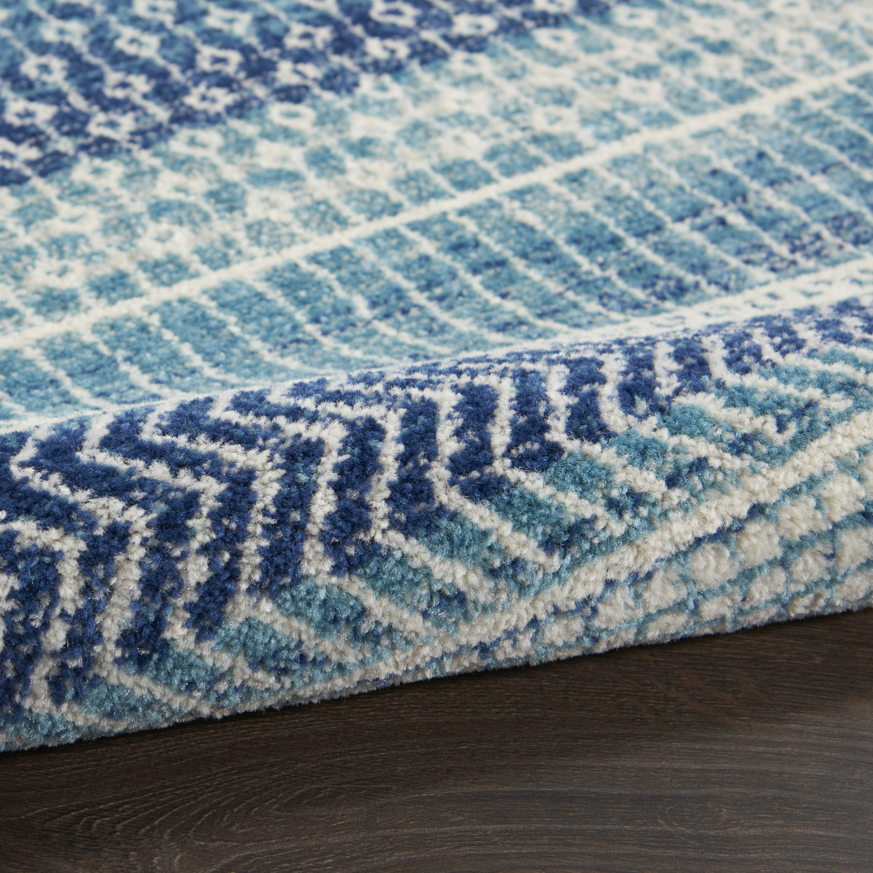 Nourison Passion 9' x 12' Navy Blue Bohemian Indoor Rug