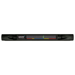 HotLok® Blanking Panel, 19"W, 1U, Temperature Strip, Black