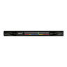 HotLok® Blanking Panel, 19"W, 1U, Temperature Strip, Black
