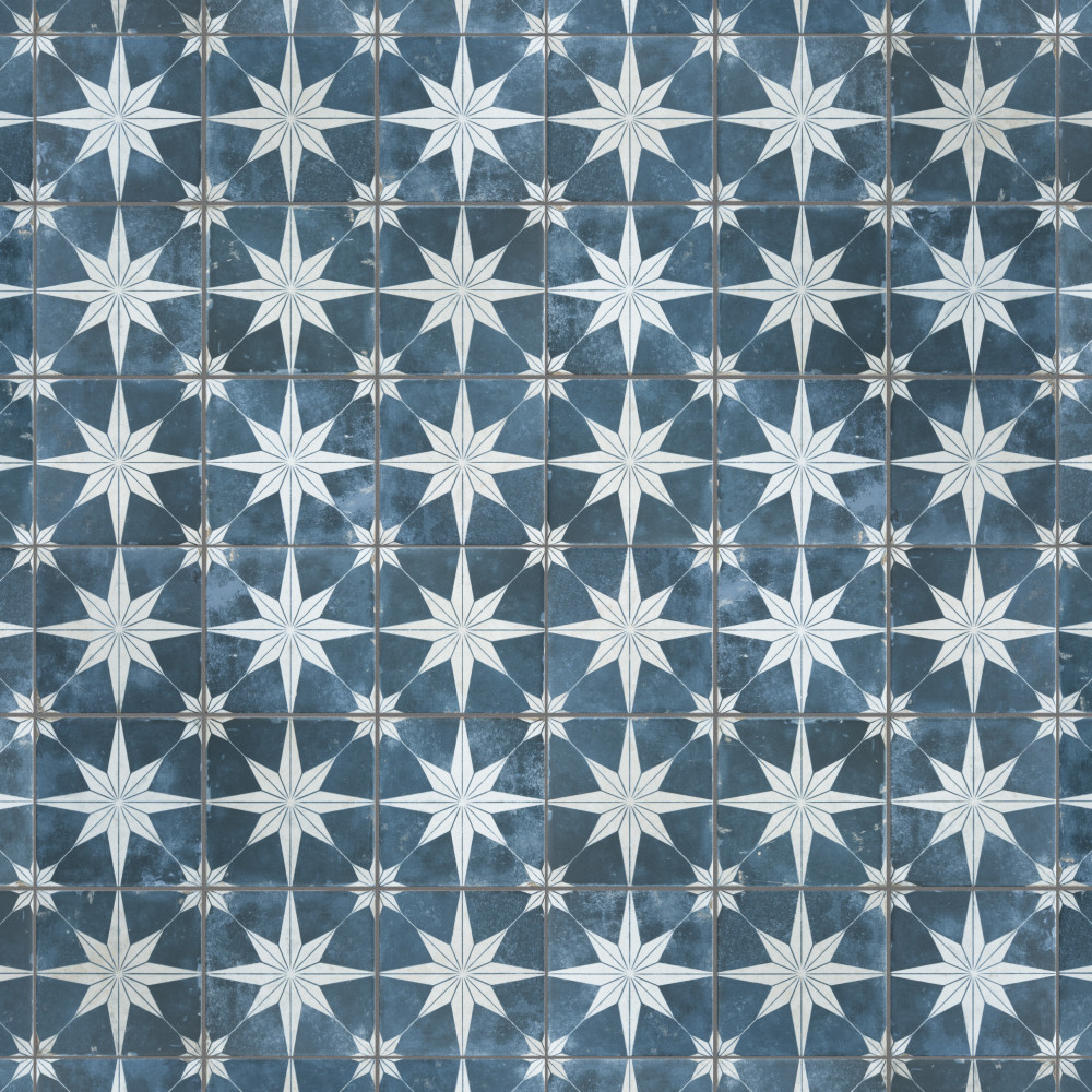 Harmonia Kings Star Sky 13 in. x 13 in. Ceramic Floor and Wall Tile