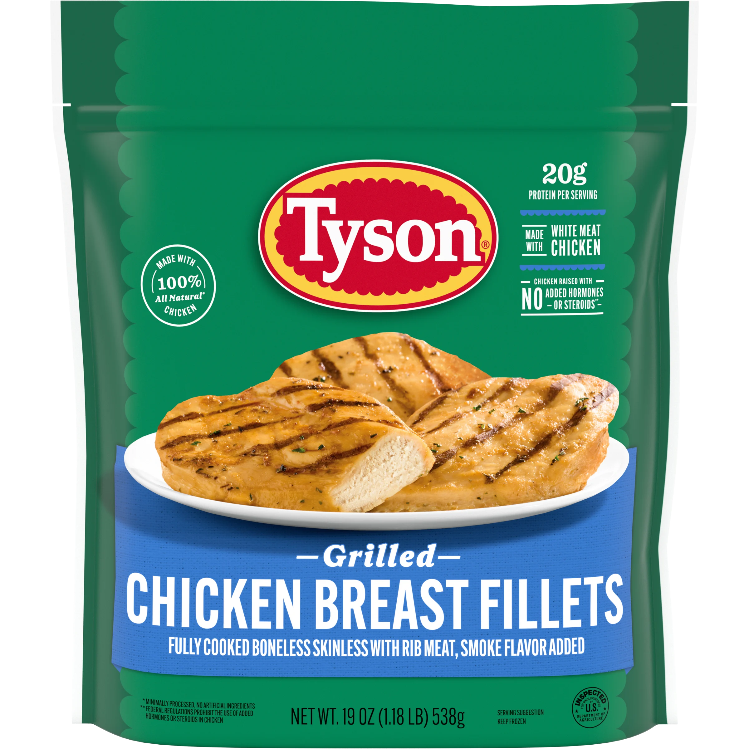 Grilled & Ready Fully Cooked Grilled Chicken Breast Fillets