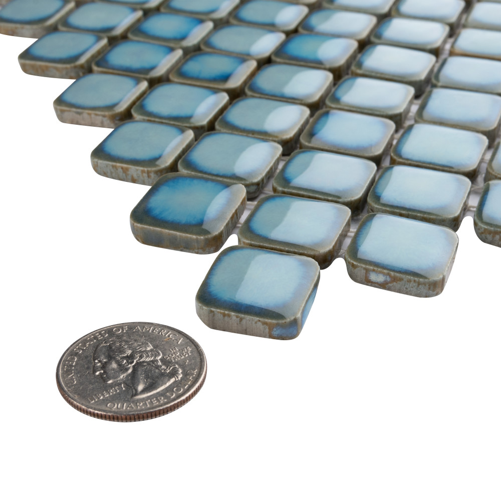 Hudson Diamond Marine 12-1/4 in. x 12-3/8 in. Porcelain Mosaic Tile