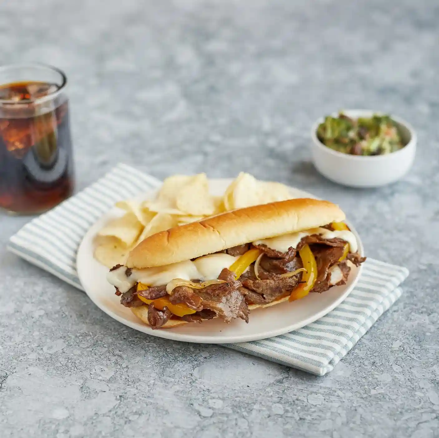 Steak-EZE® Traditional Beef Sirloin Flat Steak, Lightly Marinated, 5 oz_image_1
