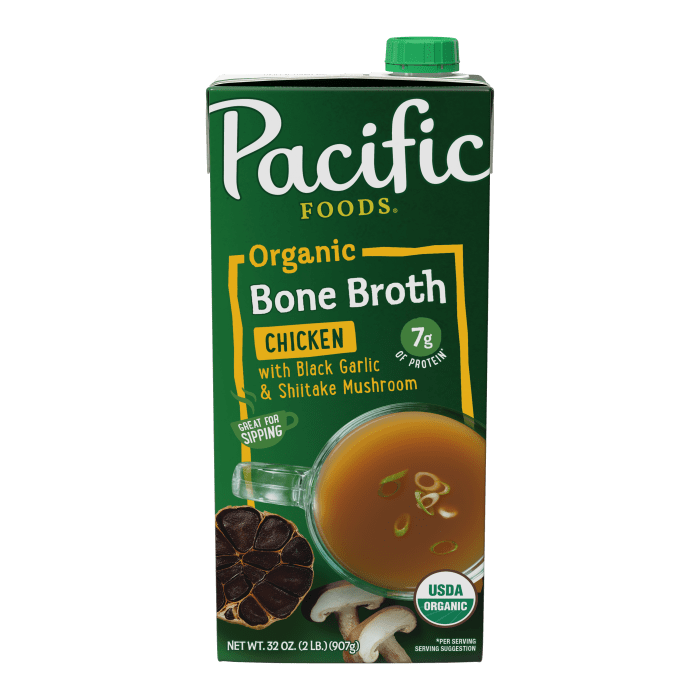 Organic Chicken Bone Broth With Black Garlic & Shiitake Mushroom