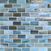 Agate Rimini 1×2 Brick Mosaic Pearl