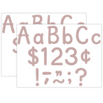 Teacher Created Resources&reg; Light Mauve 4" Modern Classic Letters Combo Pack, 257 Per Pack, 2 Packs TCR9154-2