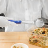 2-ounce one-piece heavy-duty perforated round Spoodle® utensil with blue nylon handle