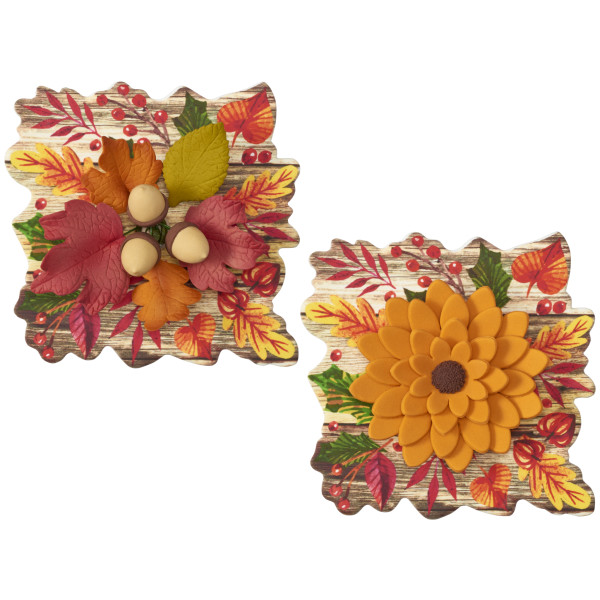 Fall Foliage Assortment Gum Paste