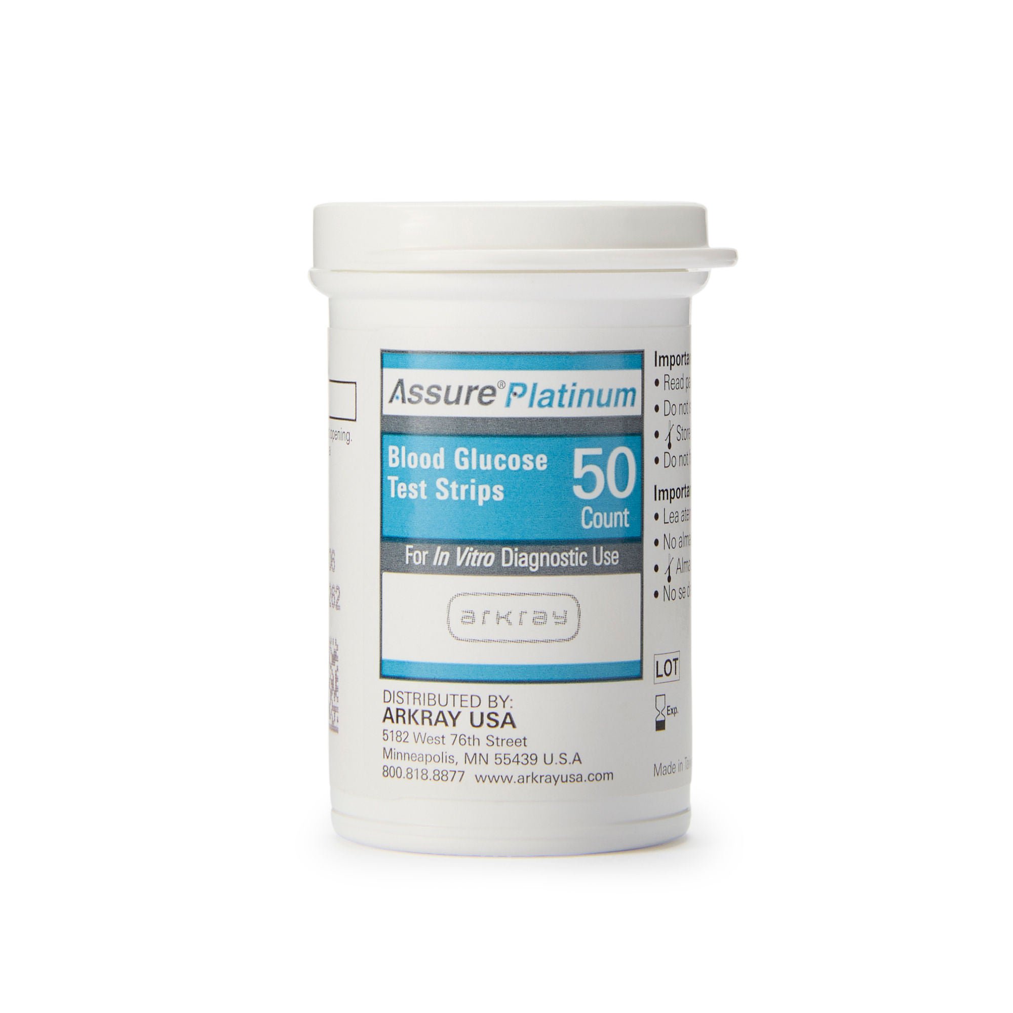 Assure® Platinum Blood Glucose Test Strips