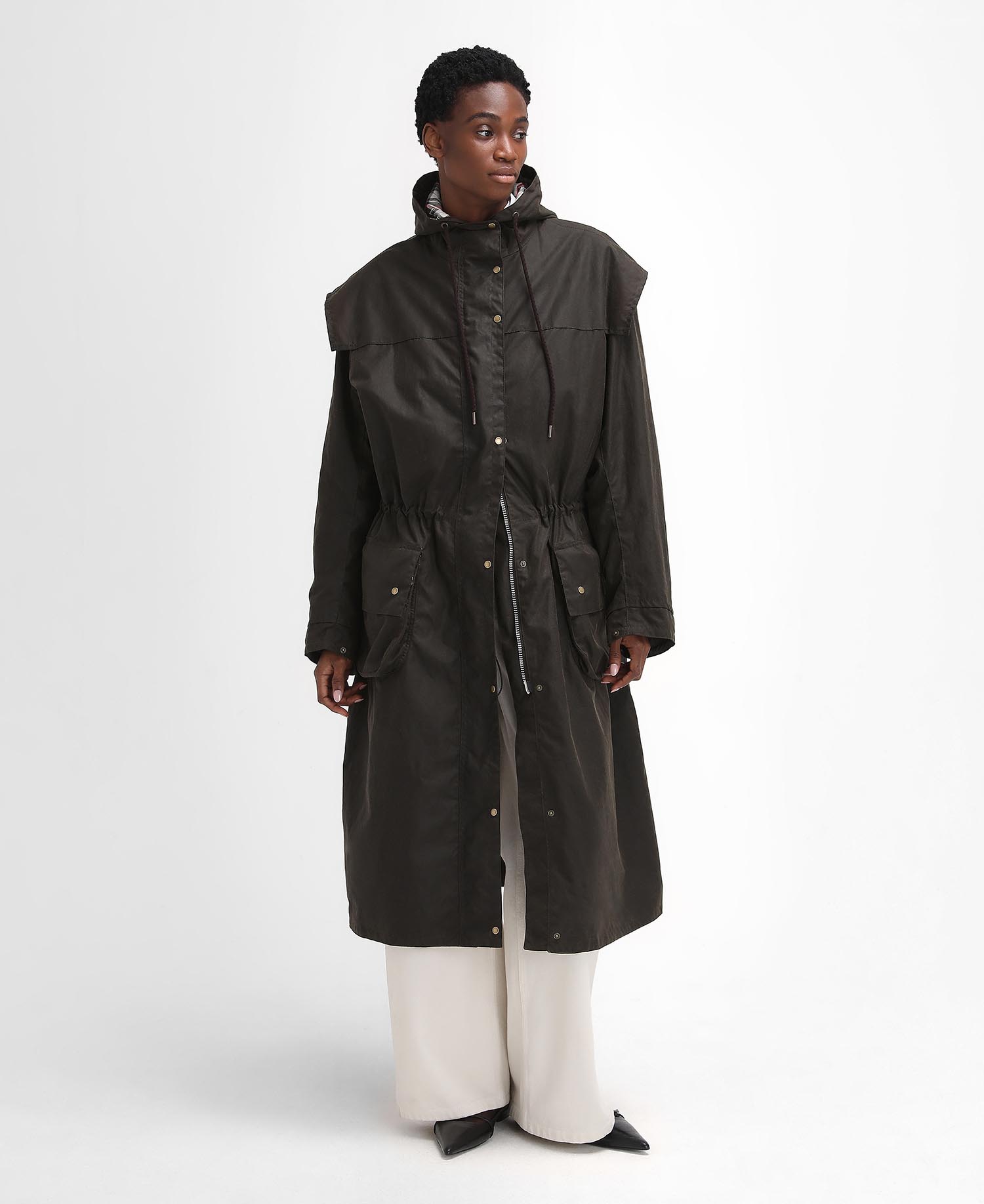 Barbour The Edit by Alexa Liam Waxed Parka image number 0