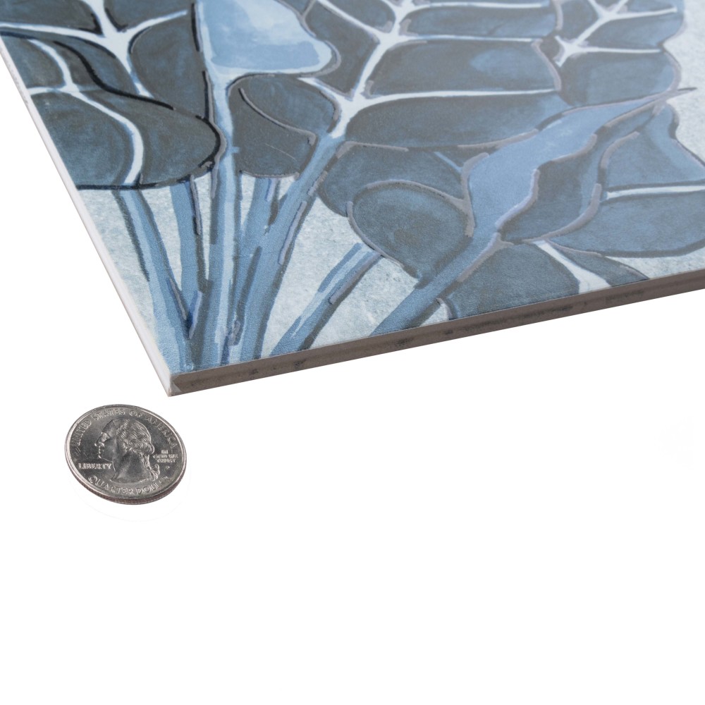 Sample – Nusa Botanic Sapphire Porcelain Floor and Wall Tile