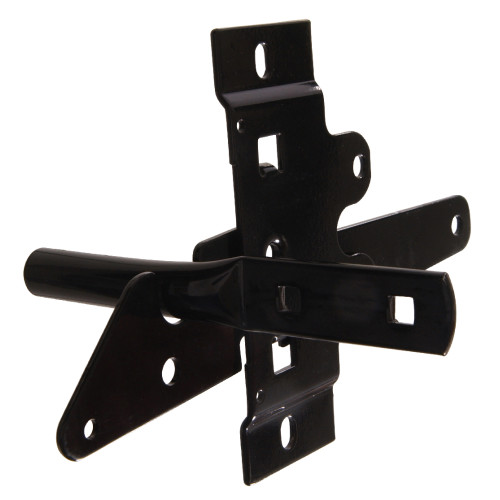 Hardware Essentials Post Mount Gate Latch Black