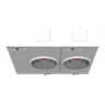 Meter Socket, Ringless, 100A, 300V, 1-Phase, 4-Jaw, OH/UG, Small Closing Plate, Horn Bypass, Surface-Mount, NEMA 3R