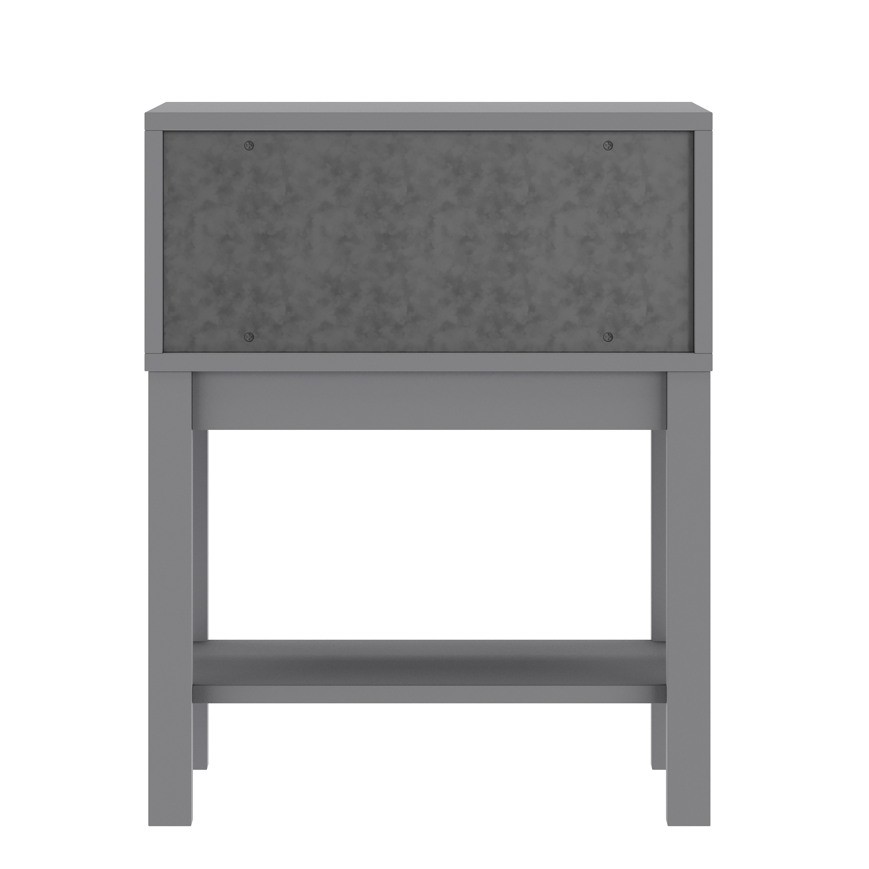 Samuel Kids Single-Drawer Night Stand with Gray Solid Wood Frame, Side Table ... - Picture 8 of 21