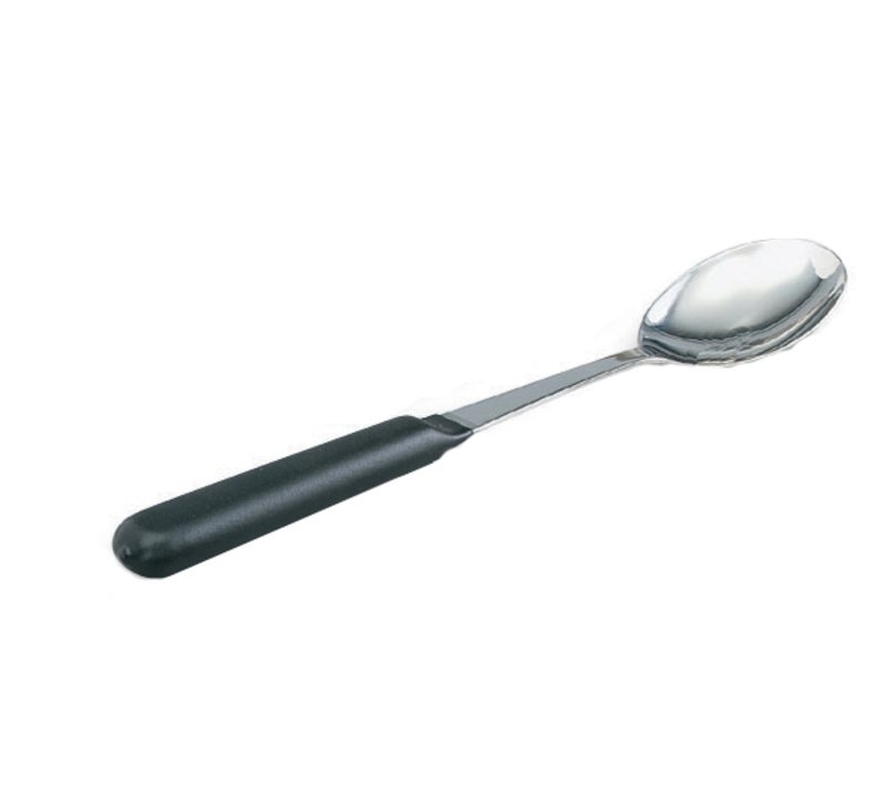 11 ⅝-inch stainless steel solid serving spoon with Kool-Touch® handle